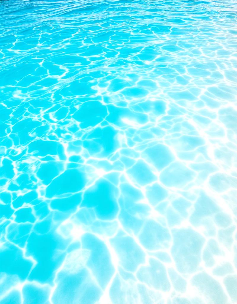 Crystal turquoise Hawaiian ocean water